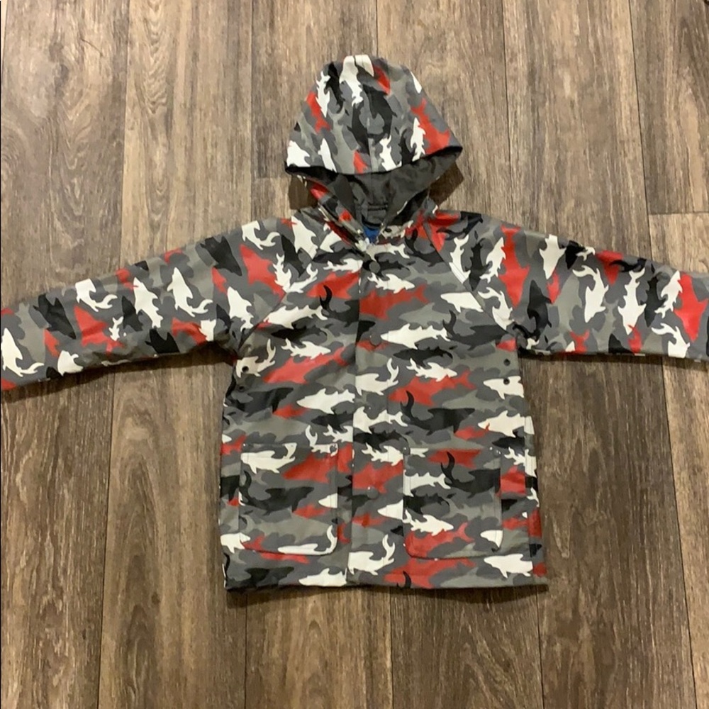 Boys 3T Shark Rain Coat